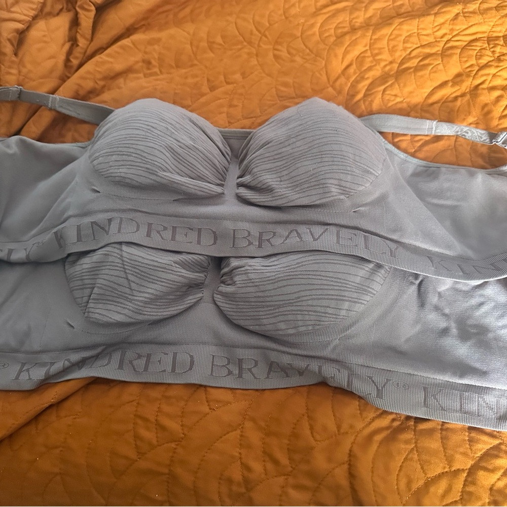 Set of two Kindred Bravely Charcoal Comfort Bra